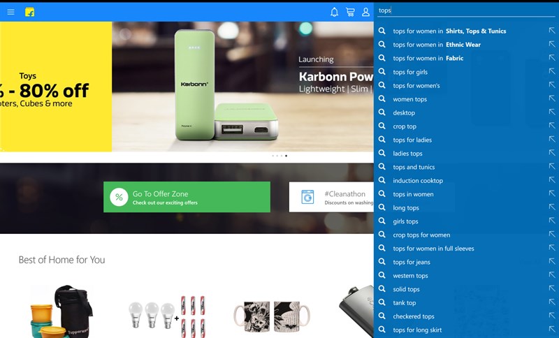Flipkart Minutes Windows screenshot 2