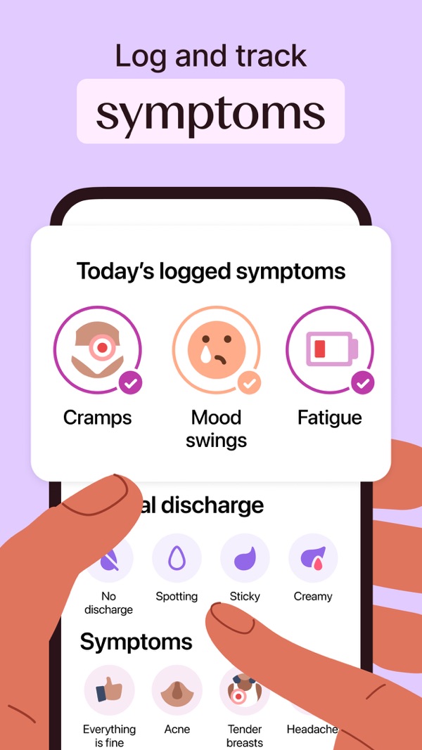 Flo Cycle & Period Tracker iPhone screenshot 5