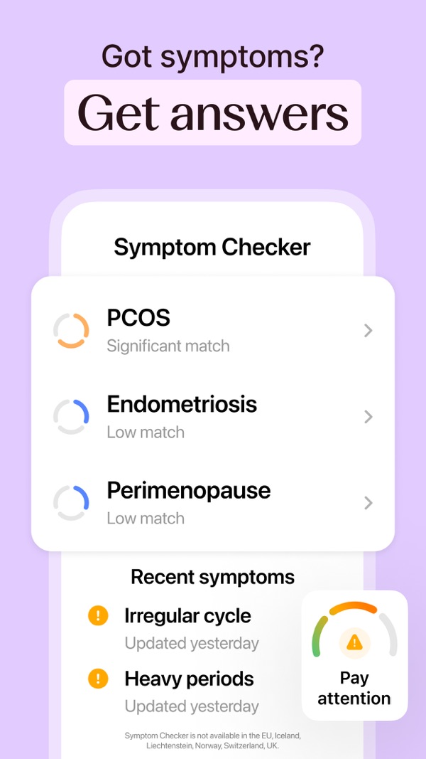 Flo Cycle & Period Tracker iPhone screenshot 3