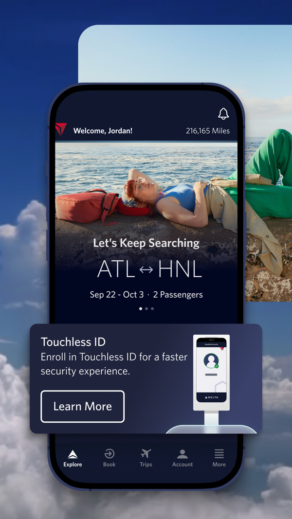 Fly Delta iPhone screenshot 1