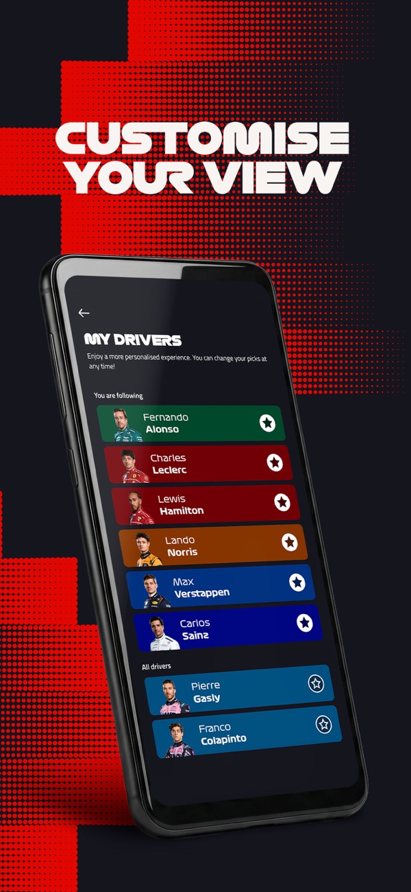 Formula 1® iPhone screenshot 4