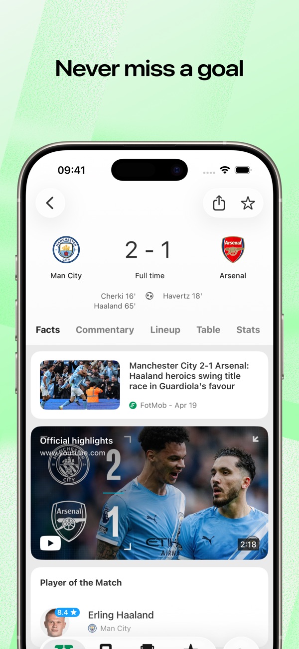 FotMob iPhone screenshot 3