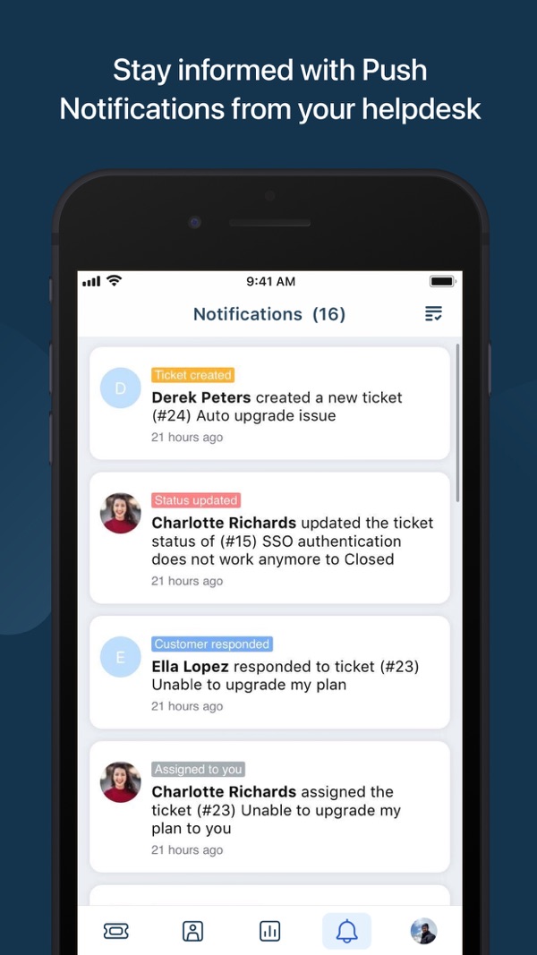 Freshdesk iPhone screenshot 6