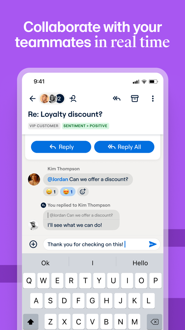 FrontApp iPhone screenshot 2