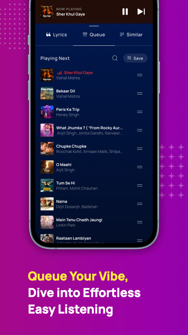 Gaana Music iPhone screenshot 4