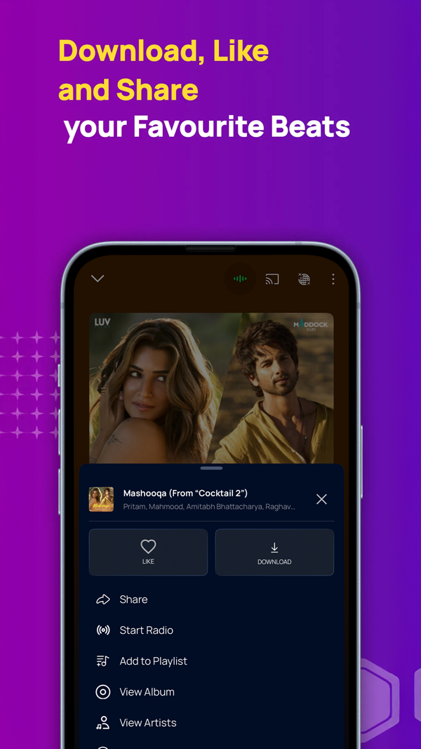 Gaana Music iPhone screenshot 3