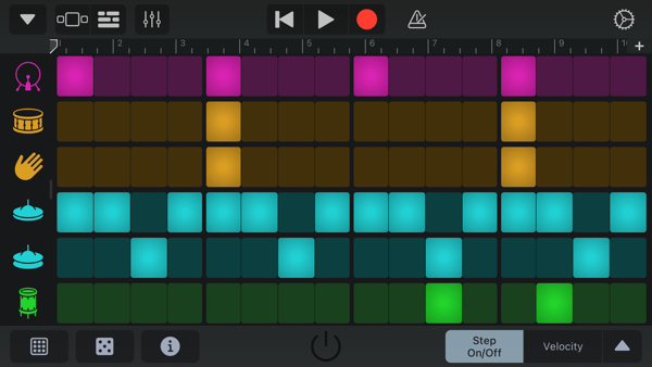 GarageBand iPhone screenshot 3
