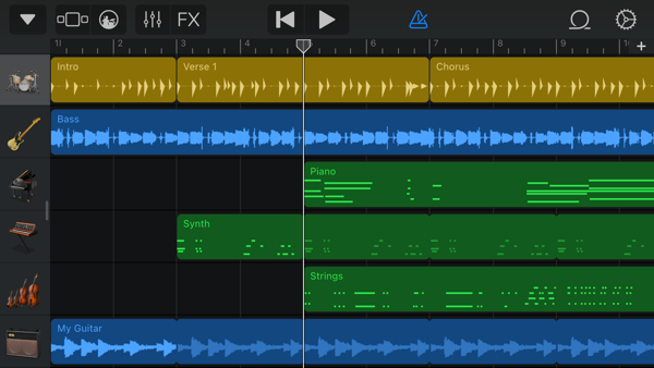 GarageBand iPhone screenshot 5