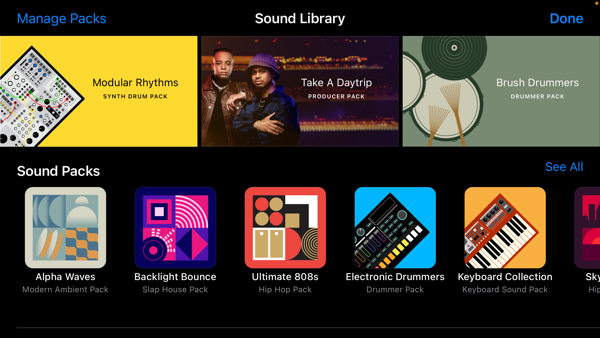 GarageBand iPhone screenshot 1