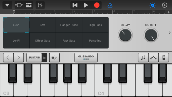 GarageBand iPhone screenshot 2