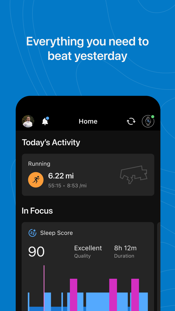 Garmin Connect™ iPhone screenshot 1