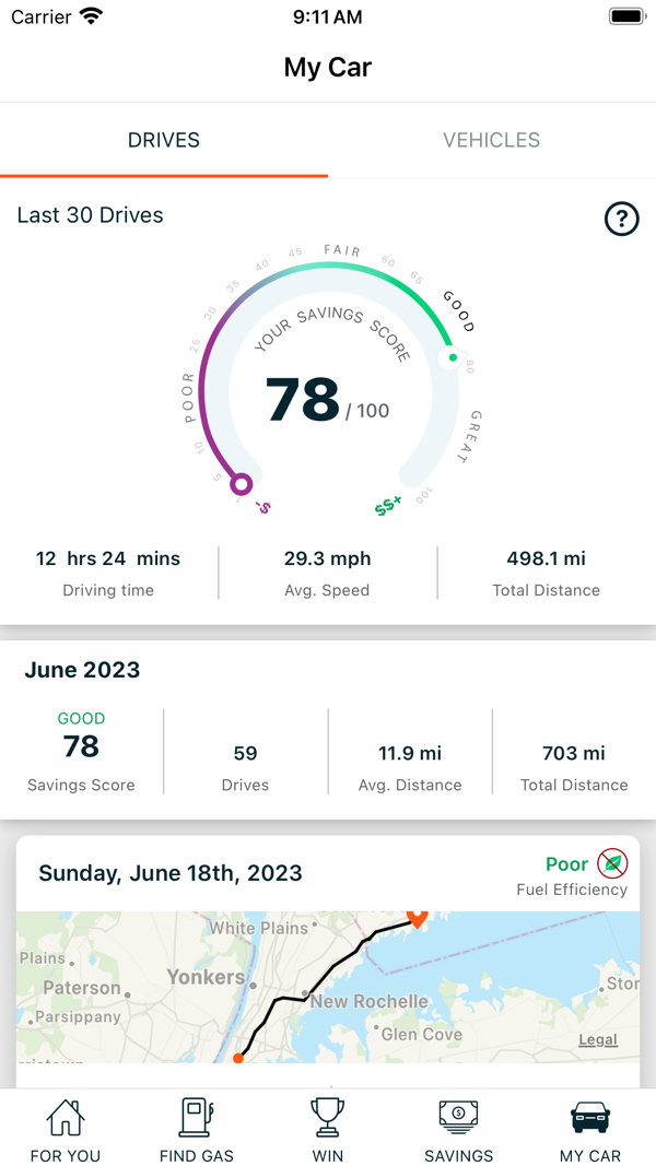 GasBuddy iPhone screenshot 7