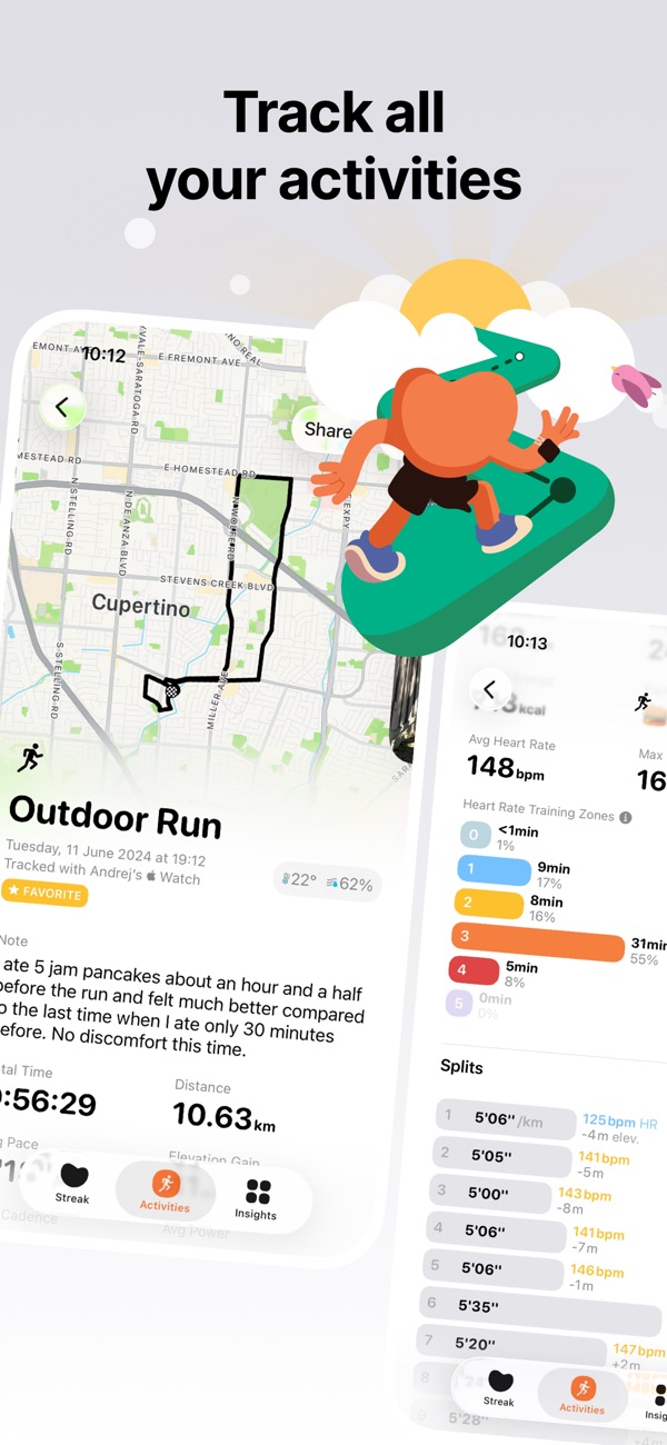 Gentler Streak Workout Tracker iPhone screenshot 9