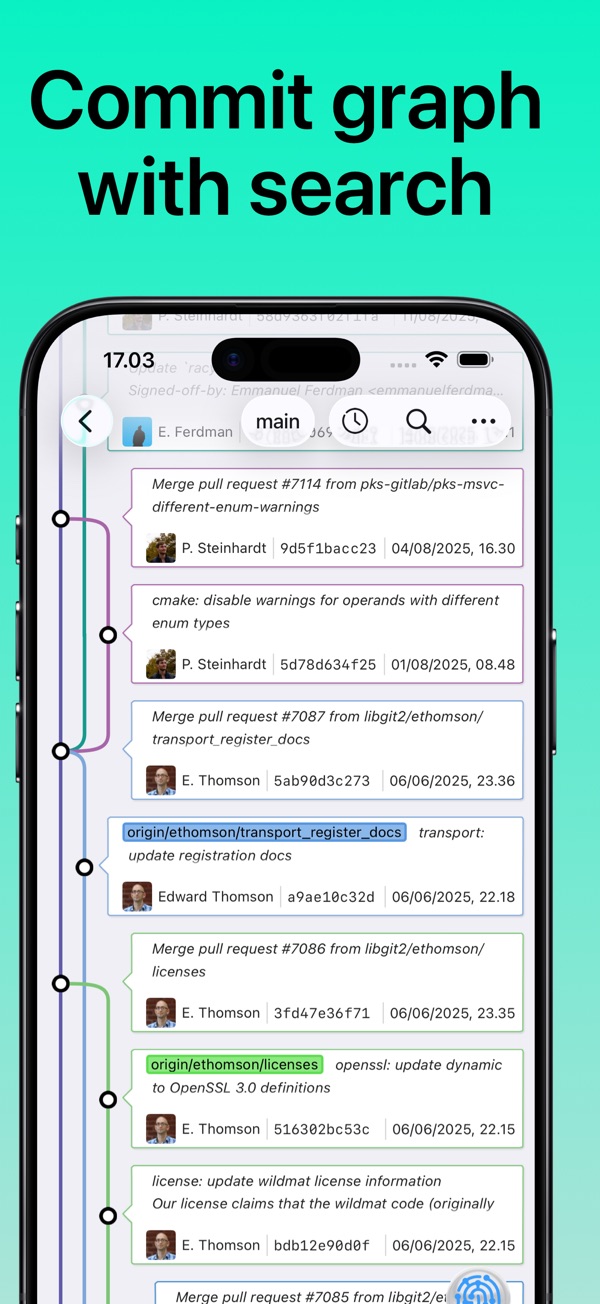 Git client iPhone screenshot 6