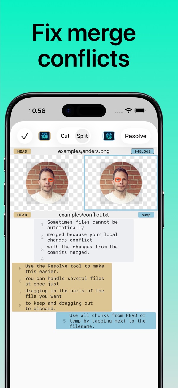 Git client iPhone screenshot 4