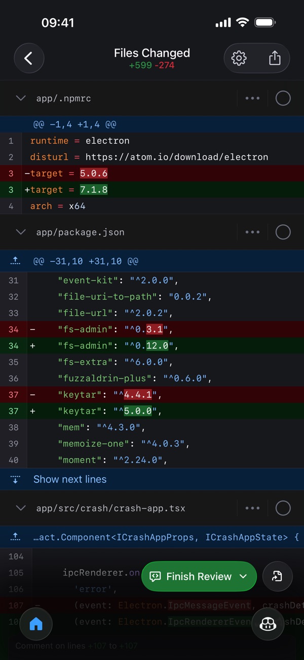 GitHub iPhone screenshot 4