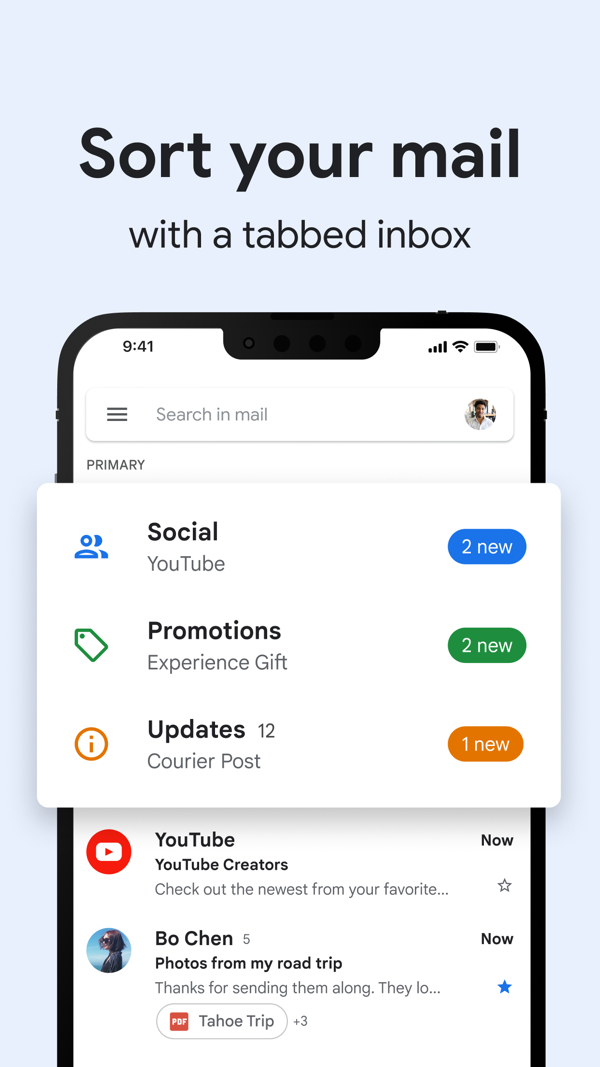 Gmail iPhone screenshot 2