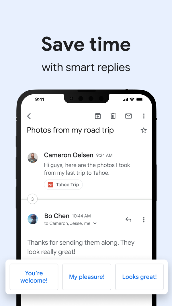 Gmail iPhone screenshot 3