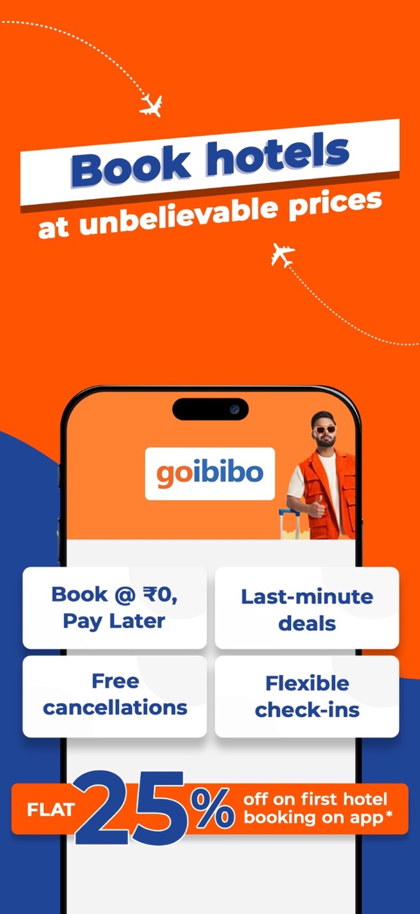 Goibibo iPhone screenshot 2