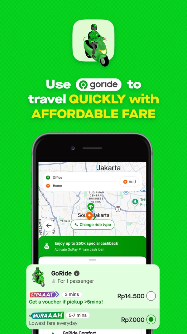 Gojek iPhone screenshot 2