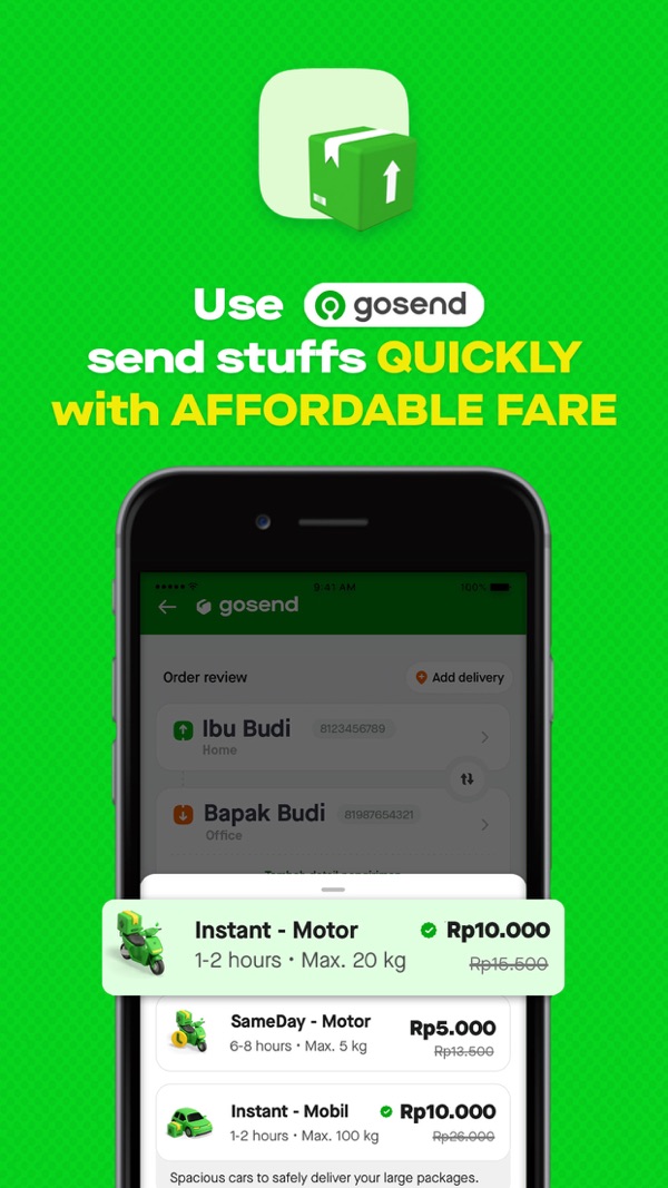 Gojek iPhone screenshot 5