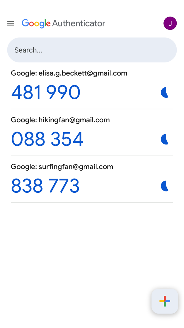 Google Authenticator iPhone screenshot 5