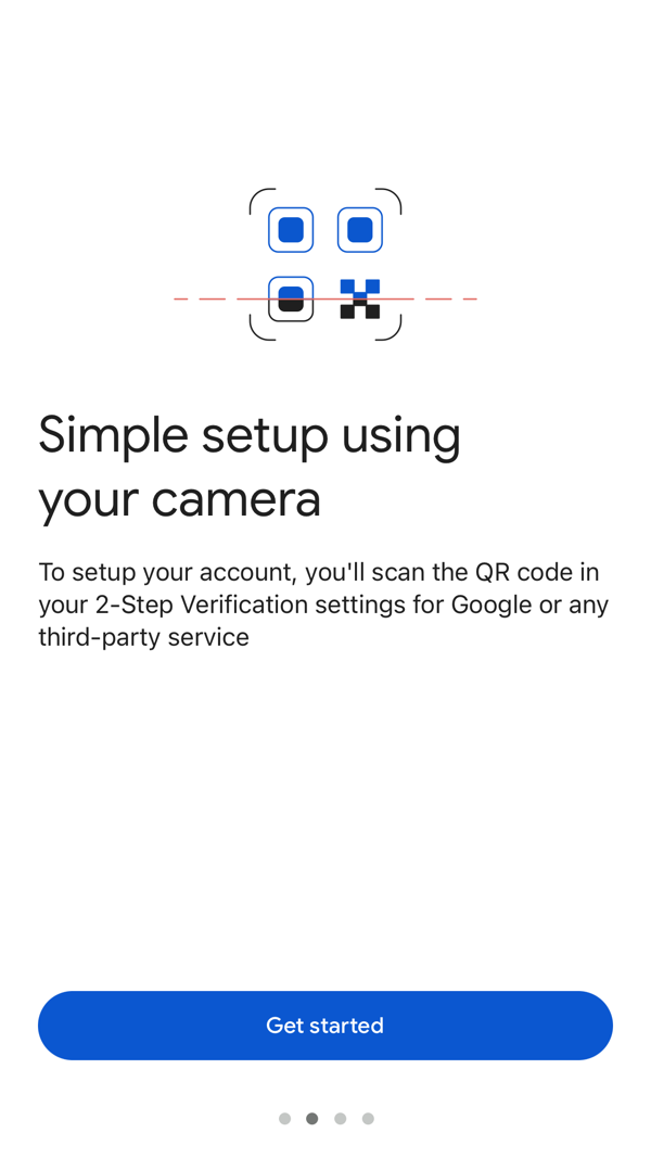 Google Authenticator iPhone screenshot 2