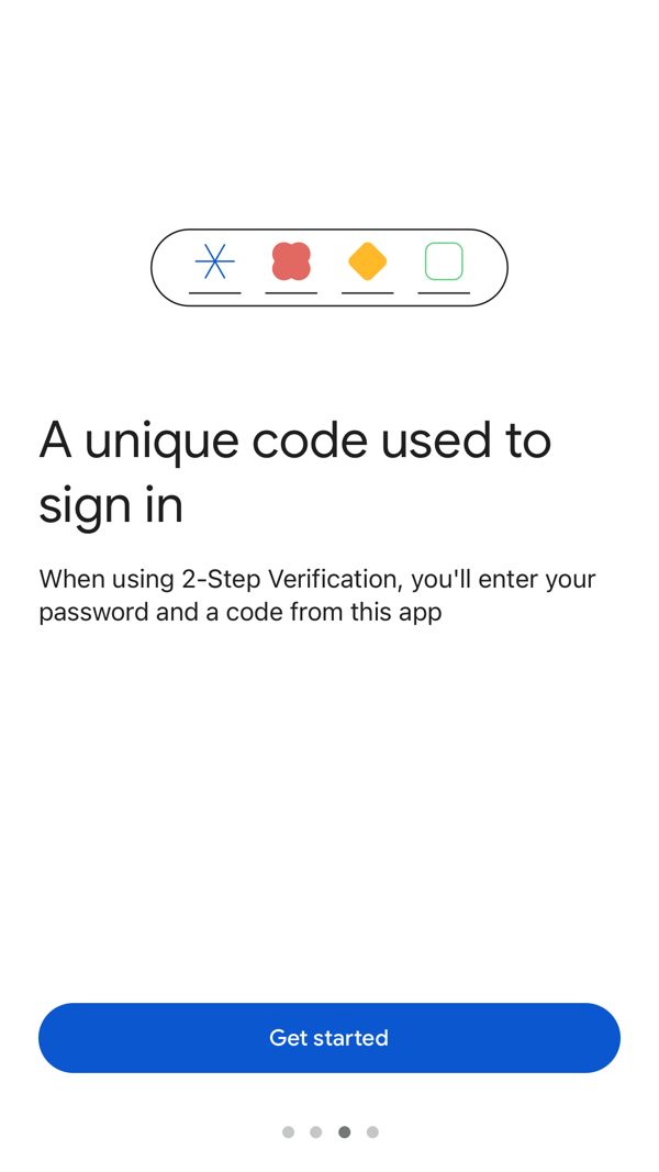 Google Authenticator iPhone screenshot 3