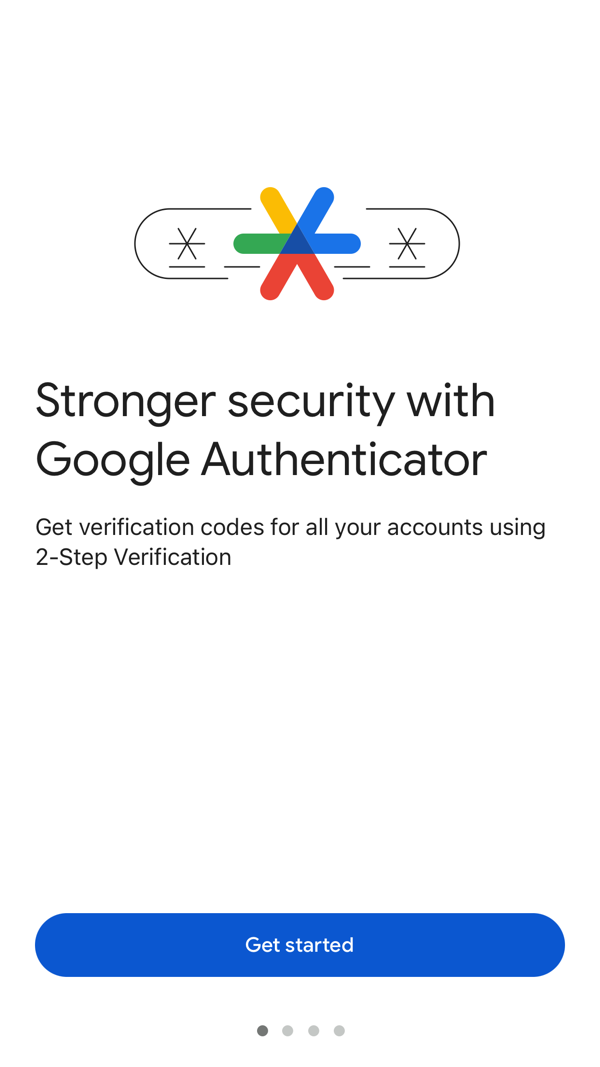 Google Authenticator iPhone screenshot 1