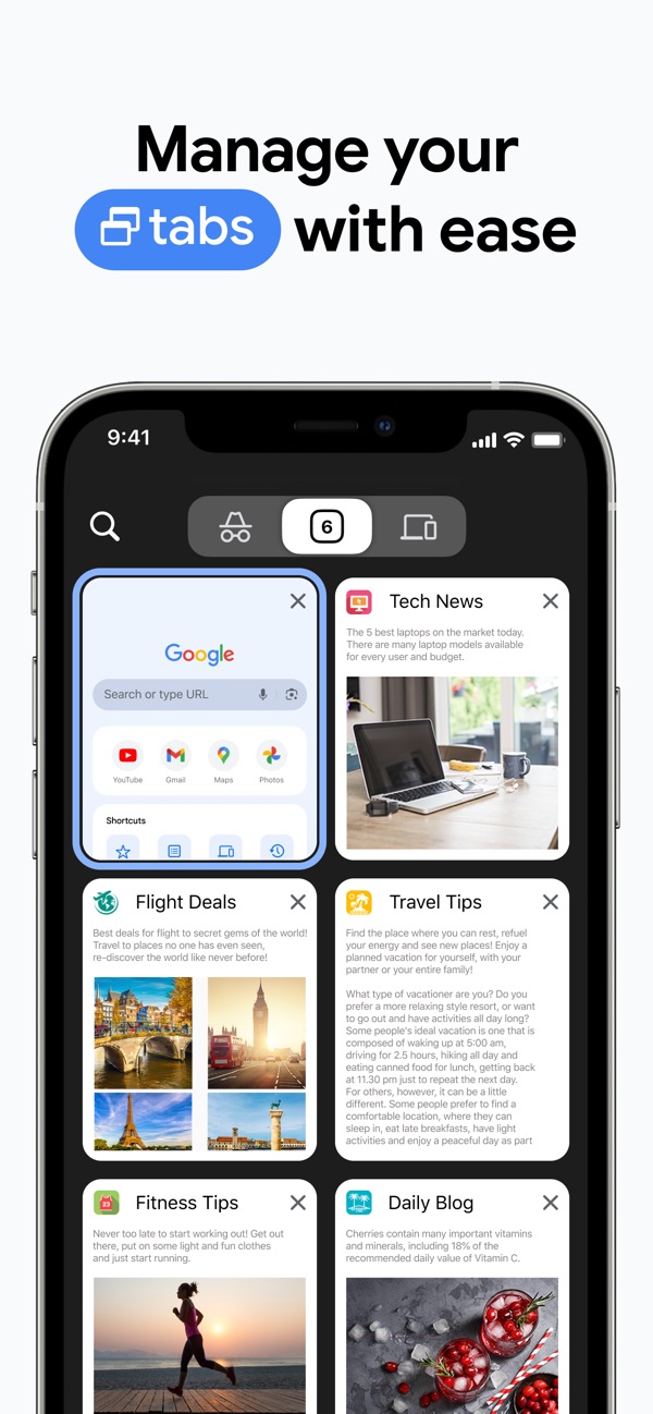 Google Chrome iPhone screenshot 6