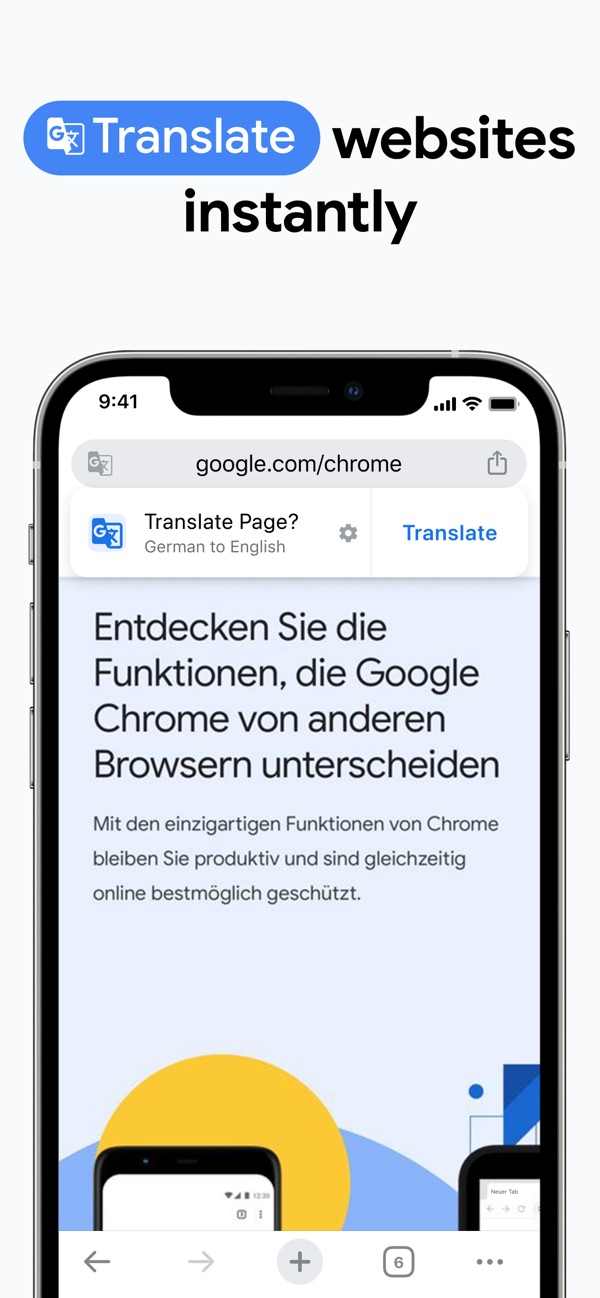 Google Chrome iPhone screenshot 4