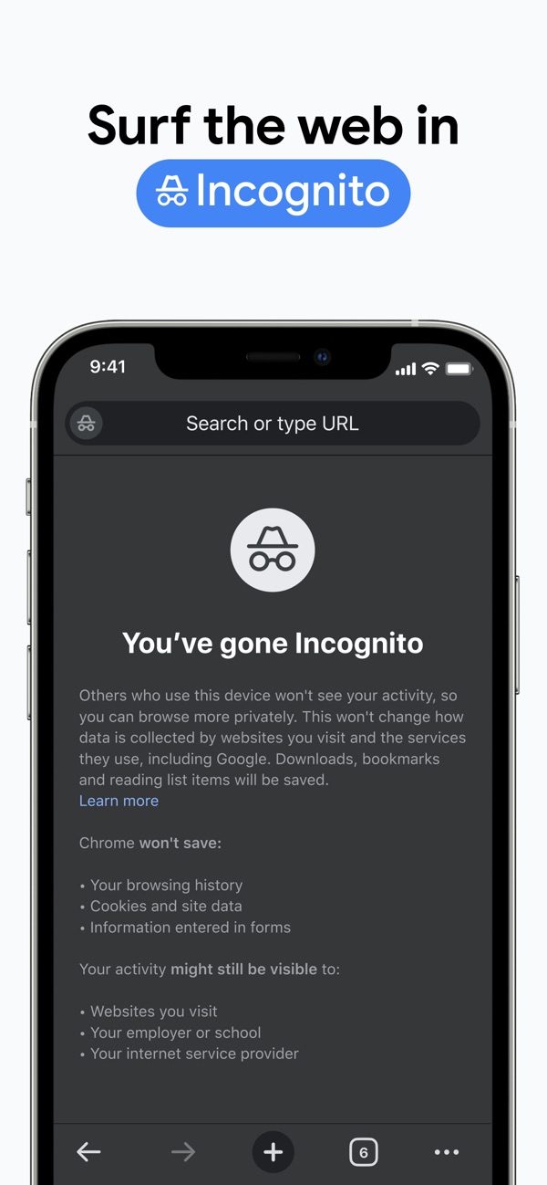 Google Chrome iPhone screenshot 8