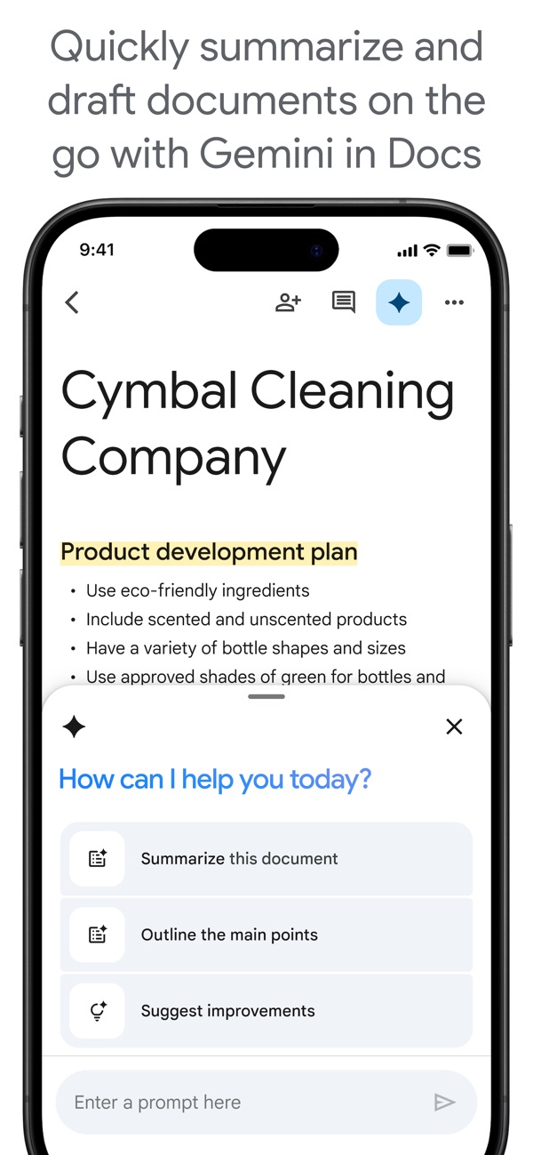 Google Docs iPhone screenshot 4