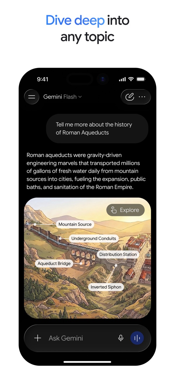 Google Gemini iPhone screenshot 4