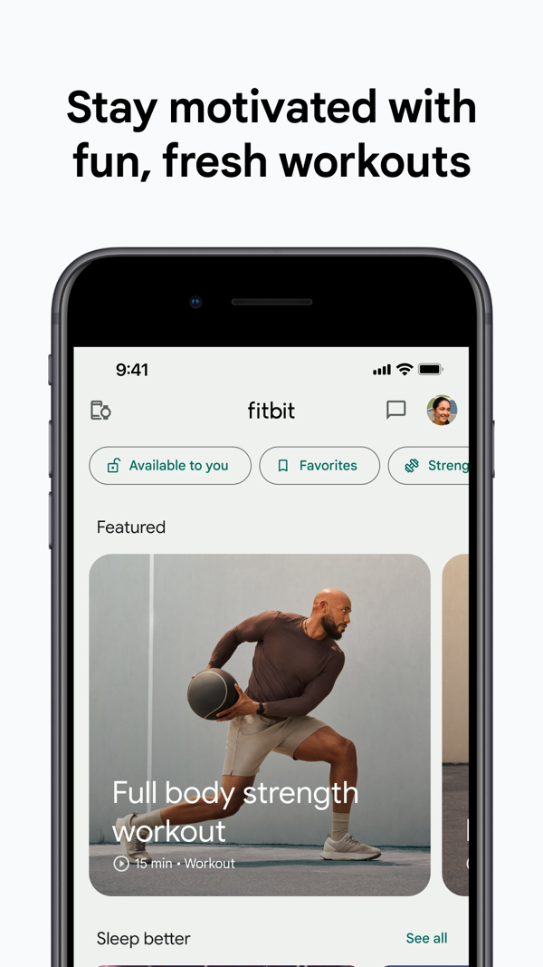 Google Health (Fitbit) iPhone screenshot 3