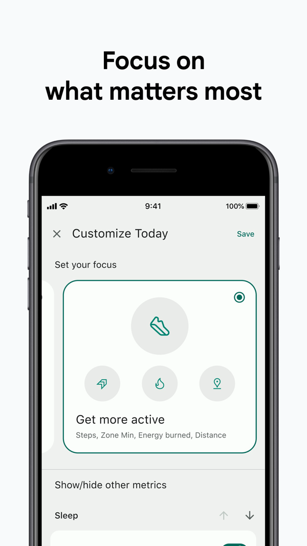 Google Health (Fitbit) iPhone screenshot 2