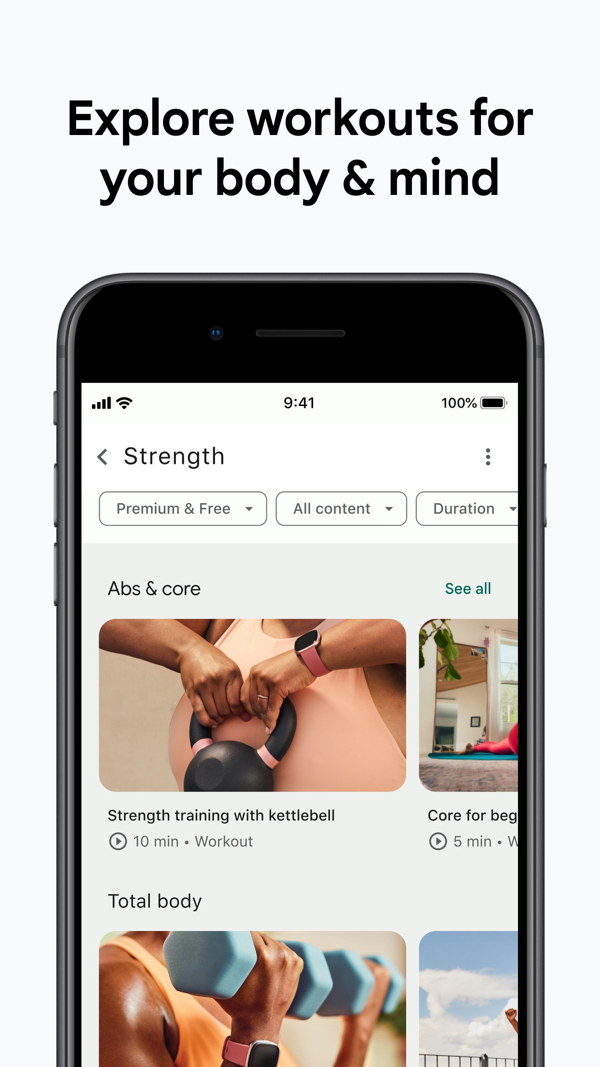Google Health (Fitbit) iPhone screenshot 4