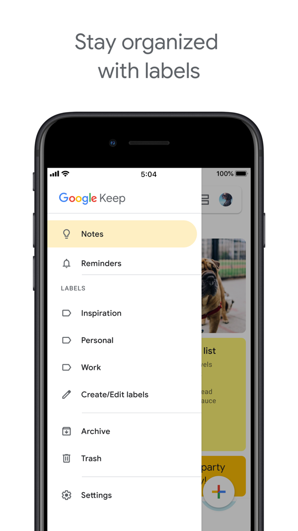 Google Keep iPhone screenshot 5