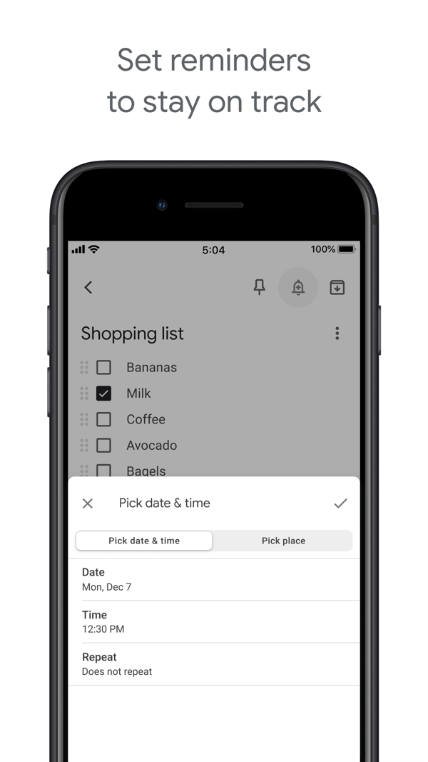 Google Keep iPhone screenshot 6