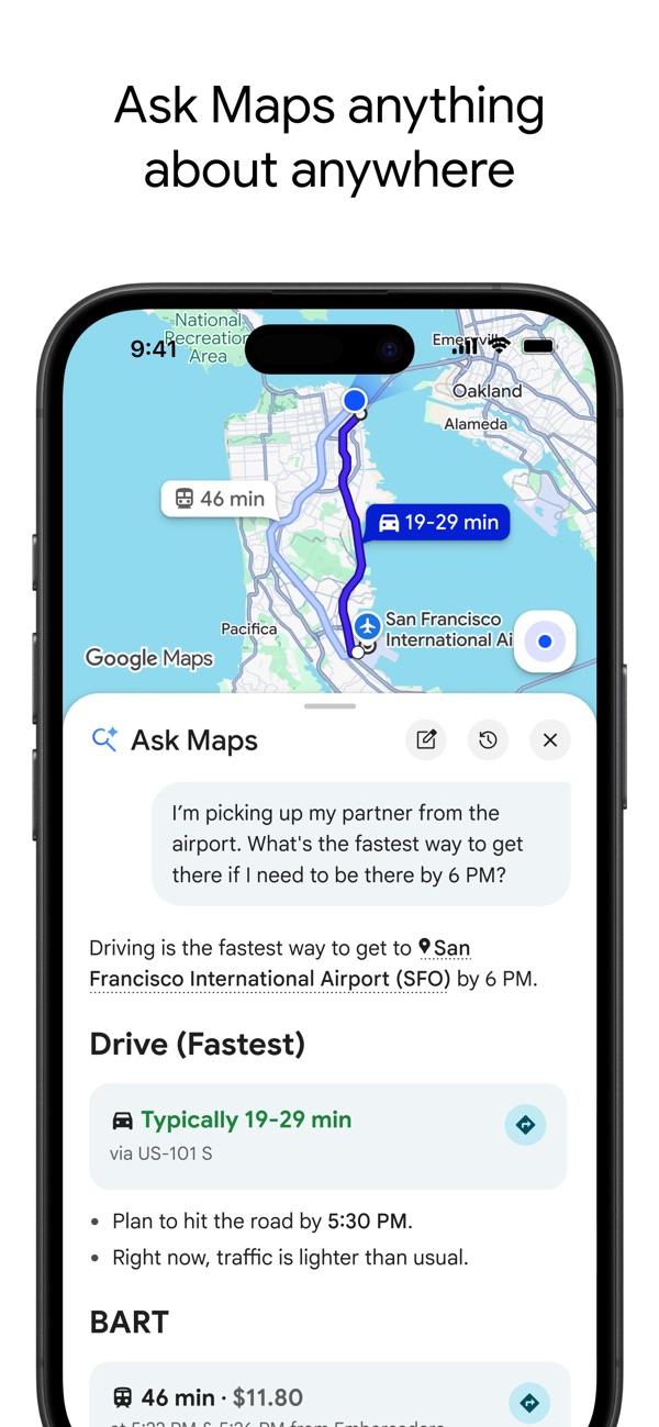 Google Maps iPhone screenshot 2