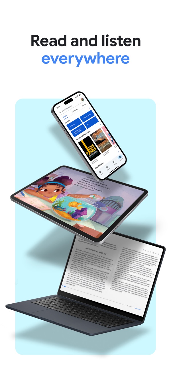 Google Play Books & Audiobooks iPhone screenshot 1