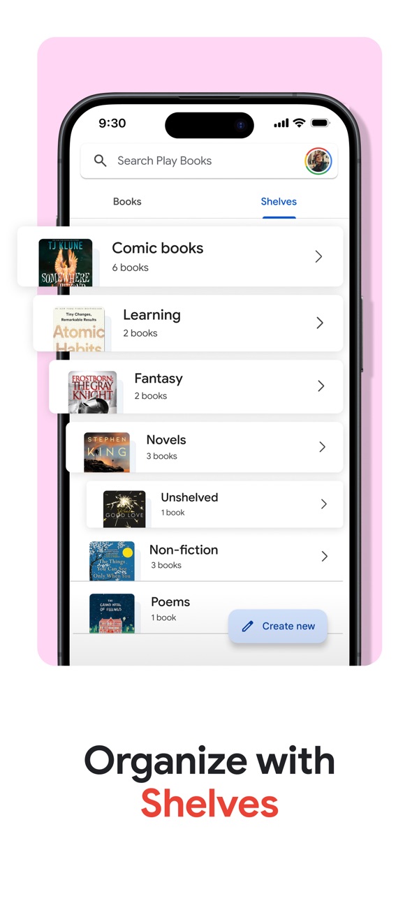 Google Play Books & Audiobooks iPhone screenshot 2