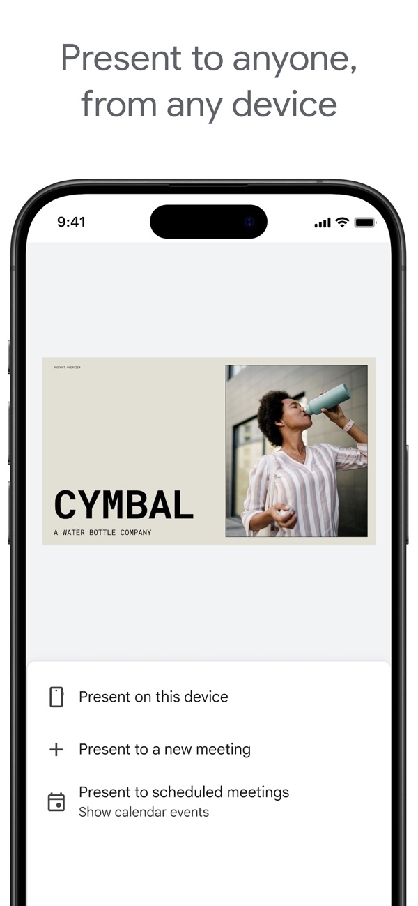 Google Slides iPhone screenshot 1