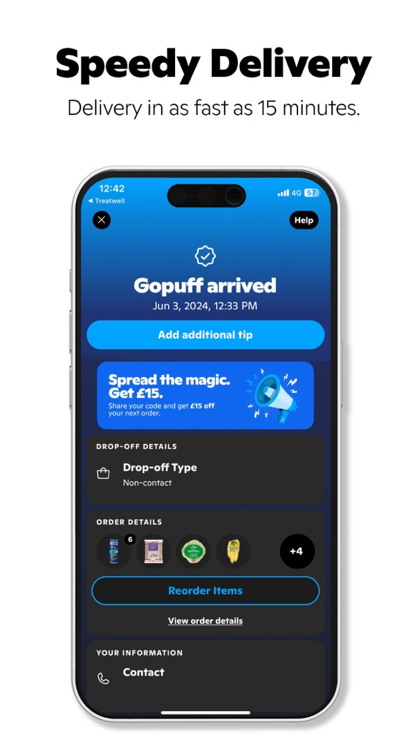 Gopuff iPhone screenshot 5