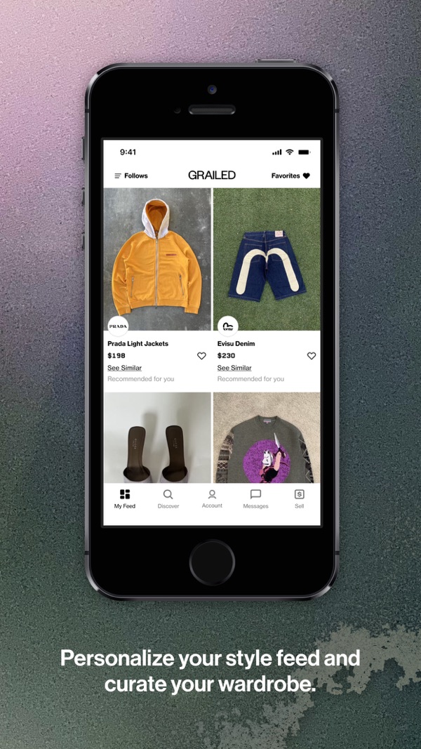 Grailed iPhone screenshot 2