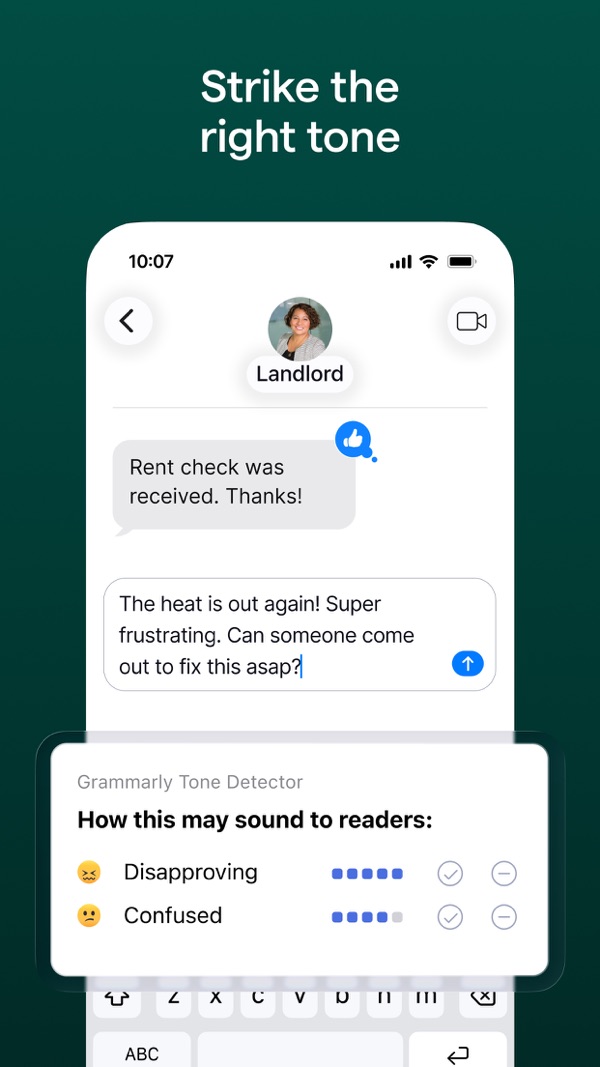 Grammarly iPhone screenshot 4