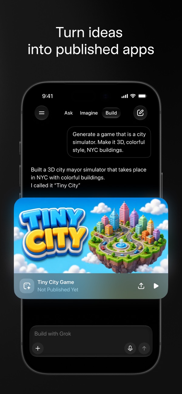 Grok AI iPhone screenshot 5