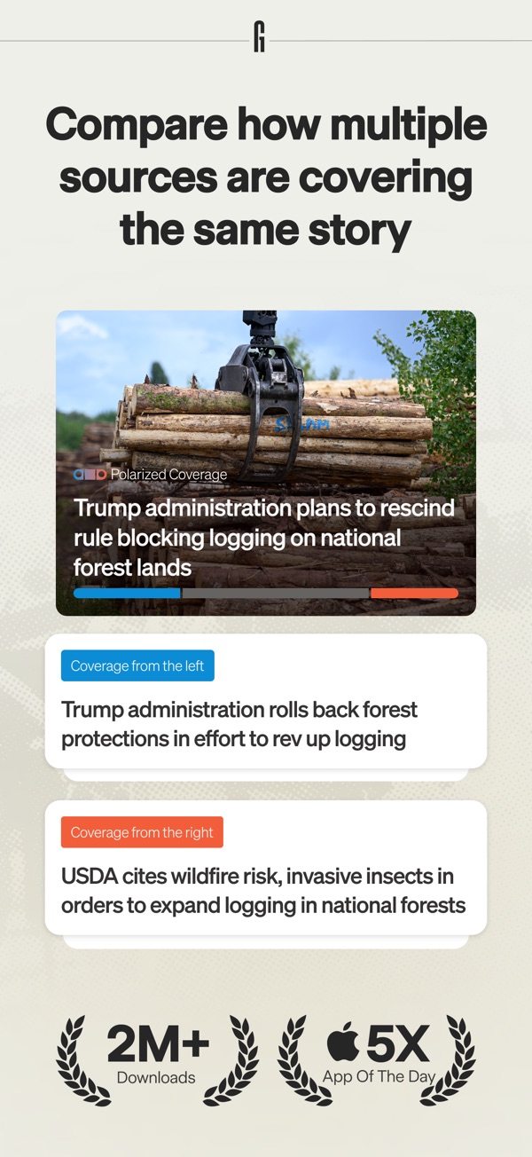 Ground News iPhone screenshot 2
