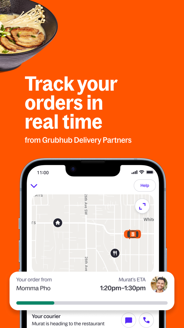 Grubhub iPhone screenshot 6