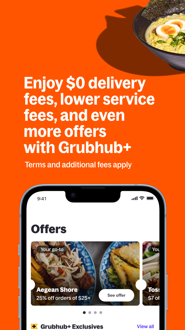 Grubhub iPhone screenshot 5